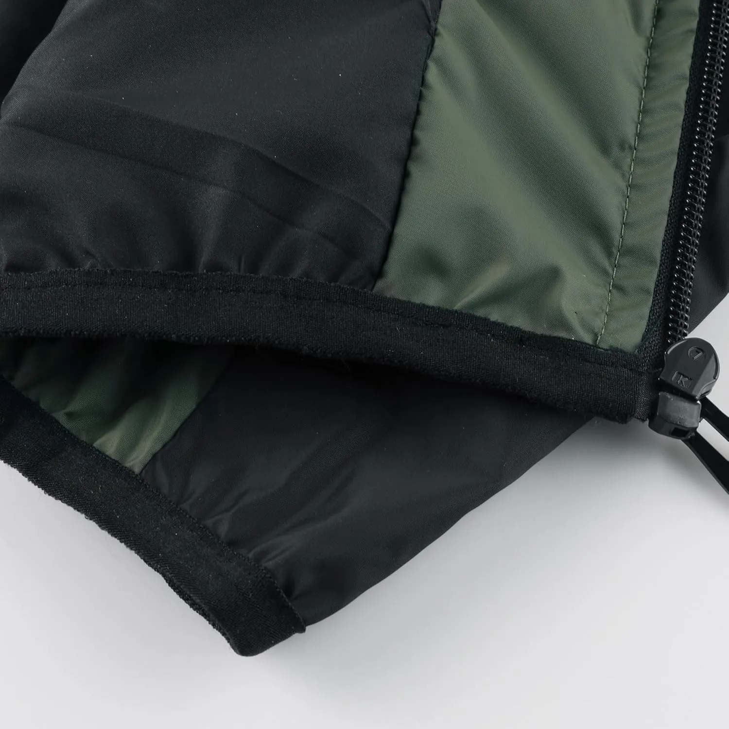 Men's Zip Up Waterproof Rain Jacket Outdoor Lightweight Softshell Raincoat for Hiking Travel WIth zippered Pocket