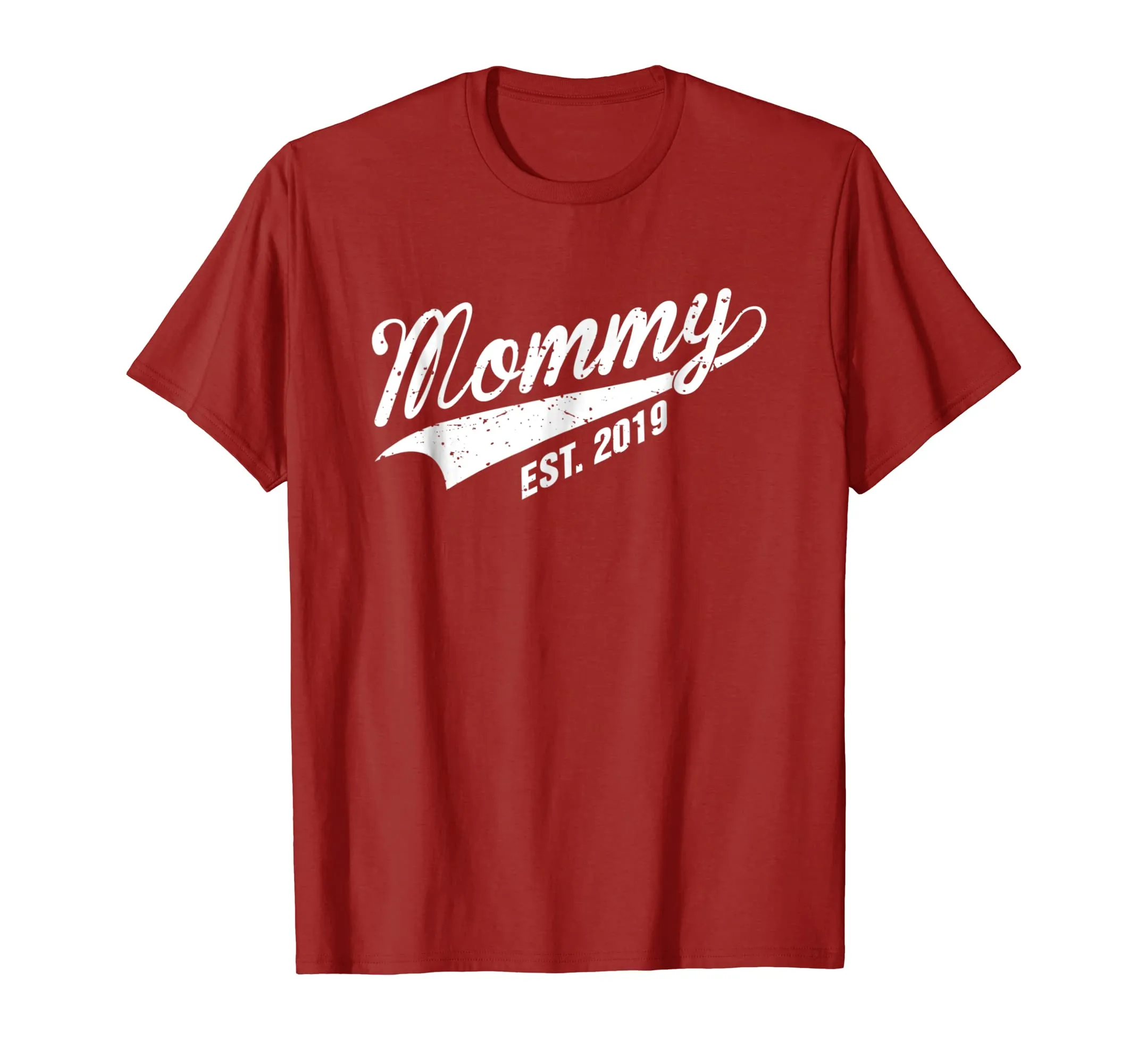 Mommy Est 2019 T-Shirt New Mom First Time Mother Gift Tee