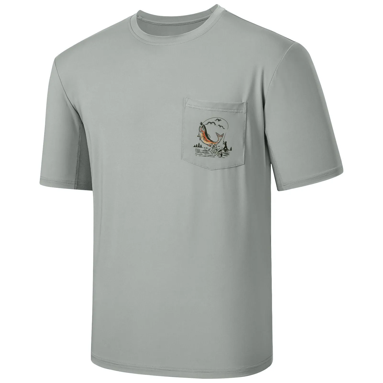 M’s UPF50  Graphic Short Sleeve Pocket Shirts FS46M