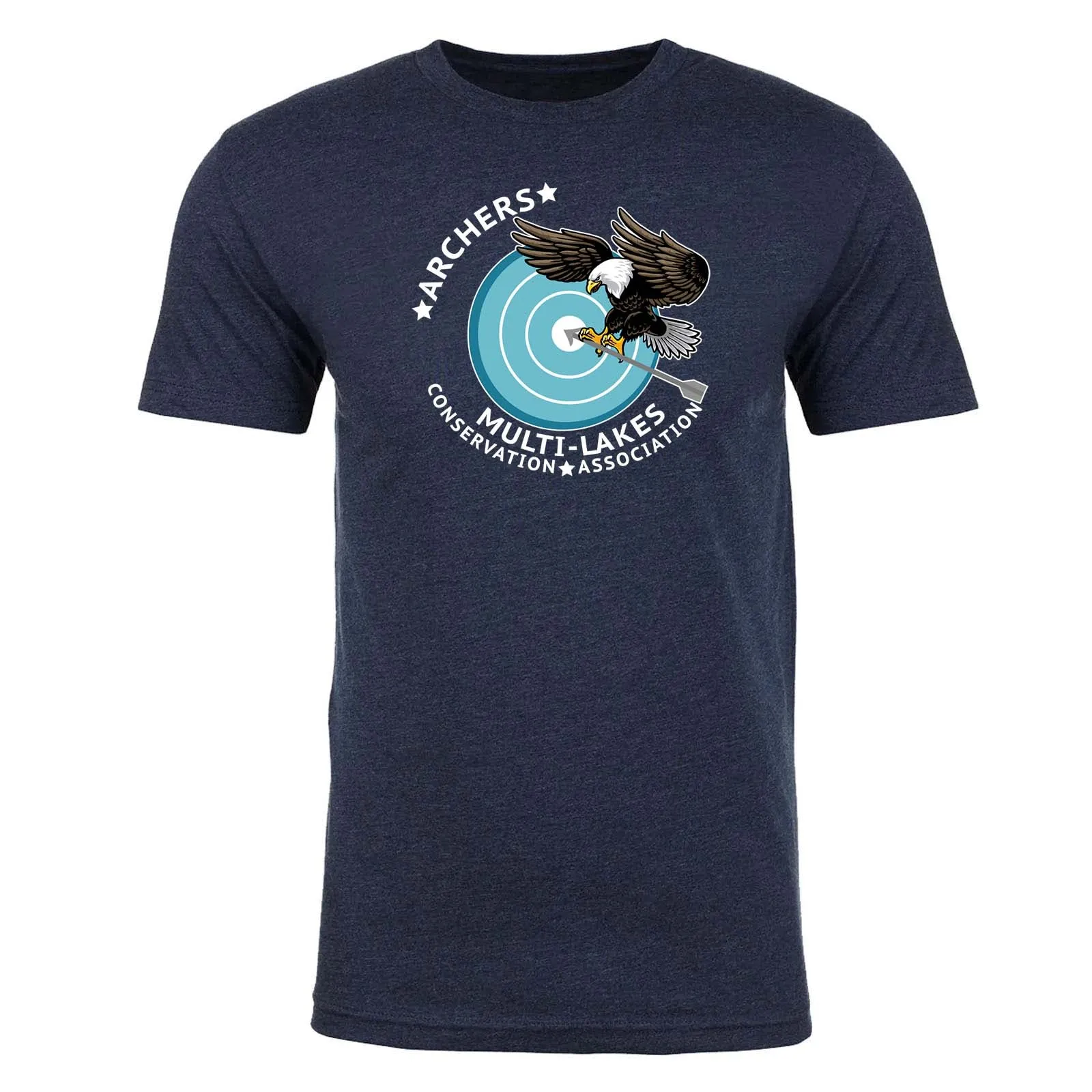 Multi-Lakes Full Printed Unisex Blended Comfort T-Shirt