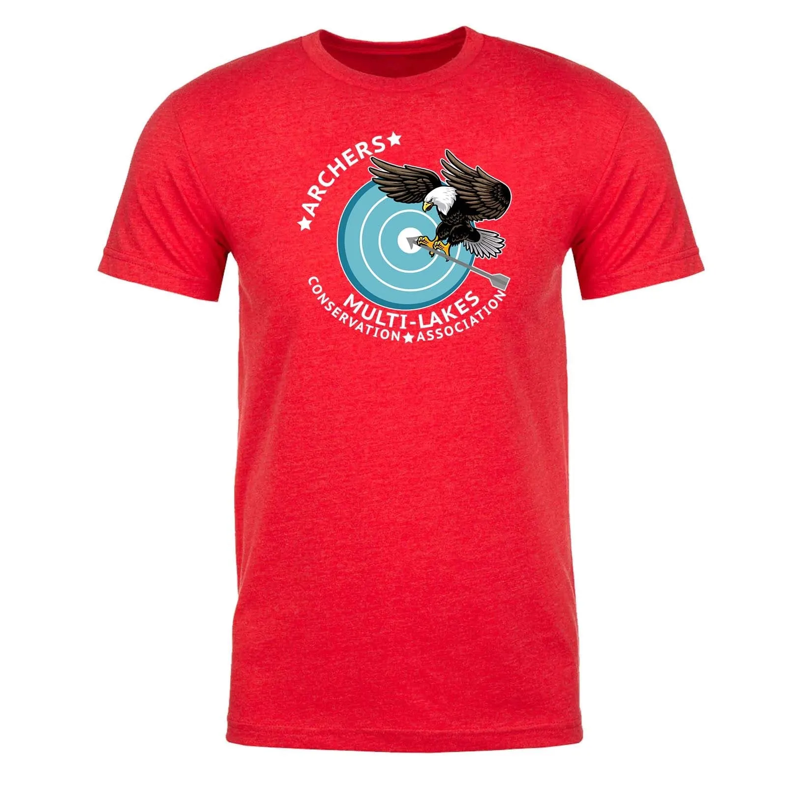 Multi-Lakes Full Printed Unisex Blended Comfort T-Shirt