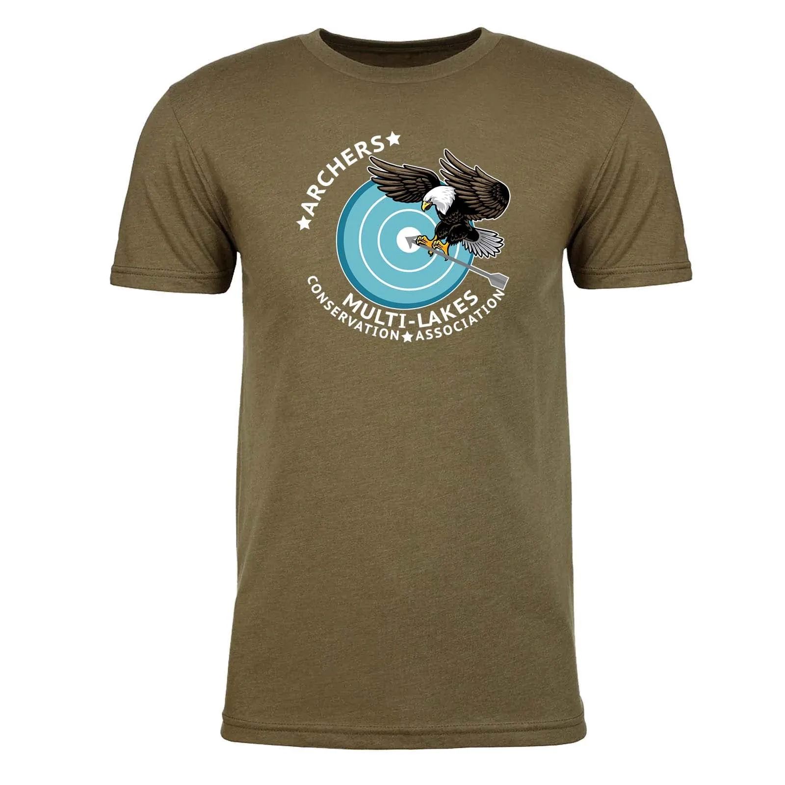 Multi-Lakes Full Printed Unisex Blended Comfort T-Shirt