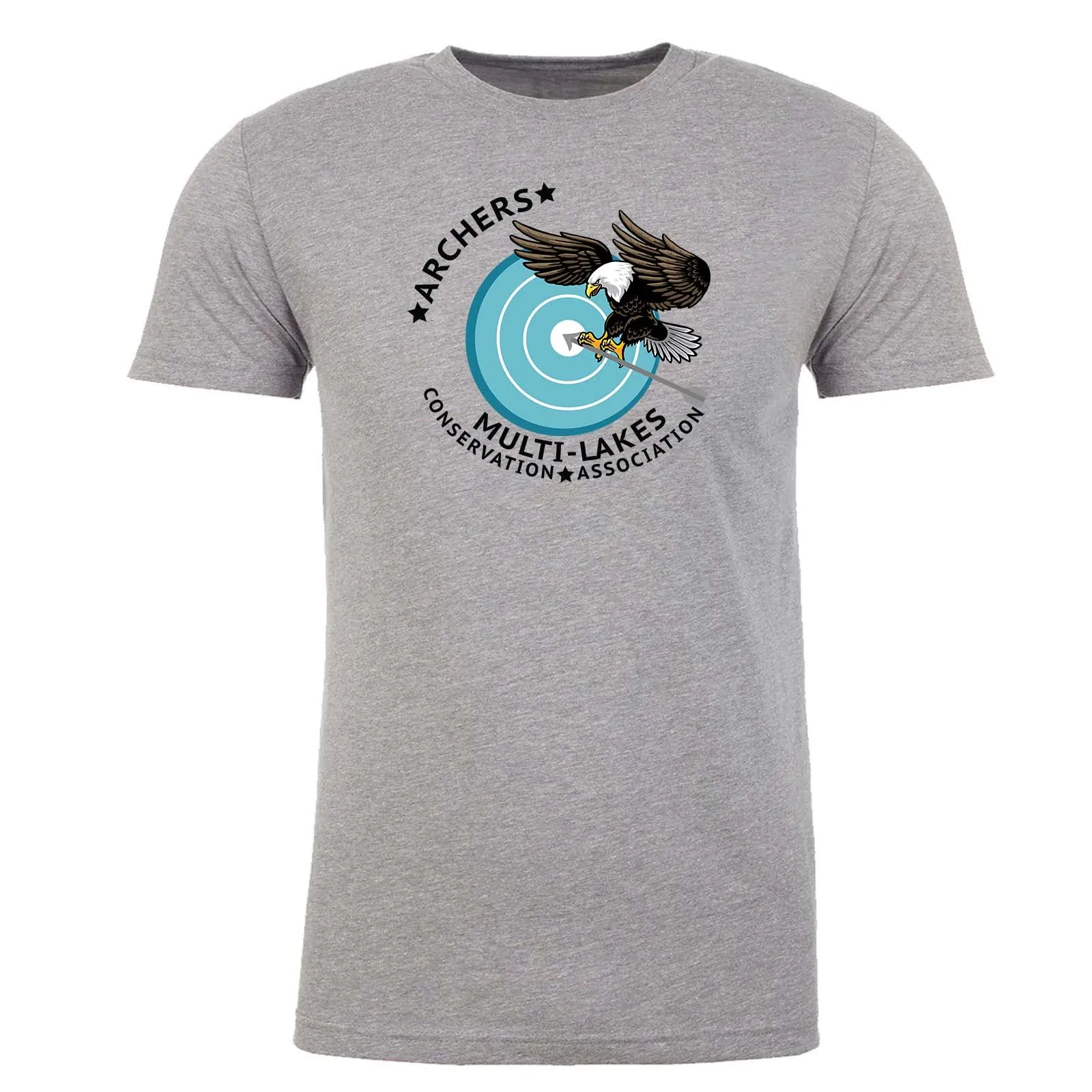Multi-Lakes Full Printed Unisex Blended Comfort T-Shirt