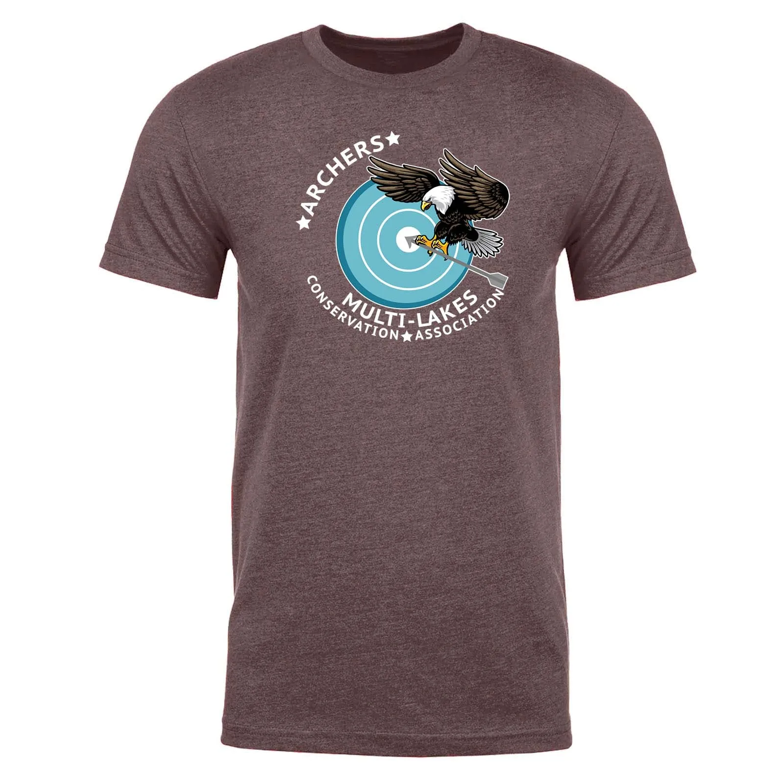 Multi-Lakes Full Printed Unisex Blended Comfort T-Shirt