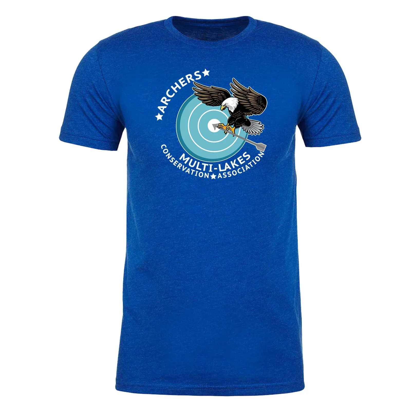 Multi-Lakes Full Printed Unisex Blended Comfort T-Shirt