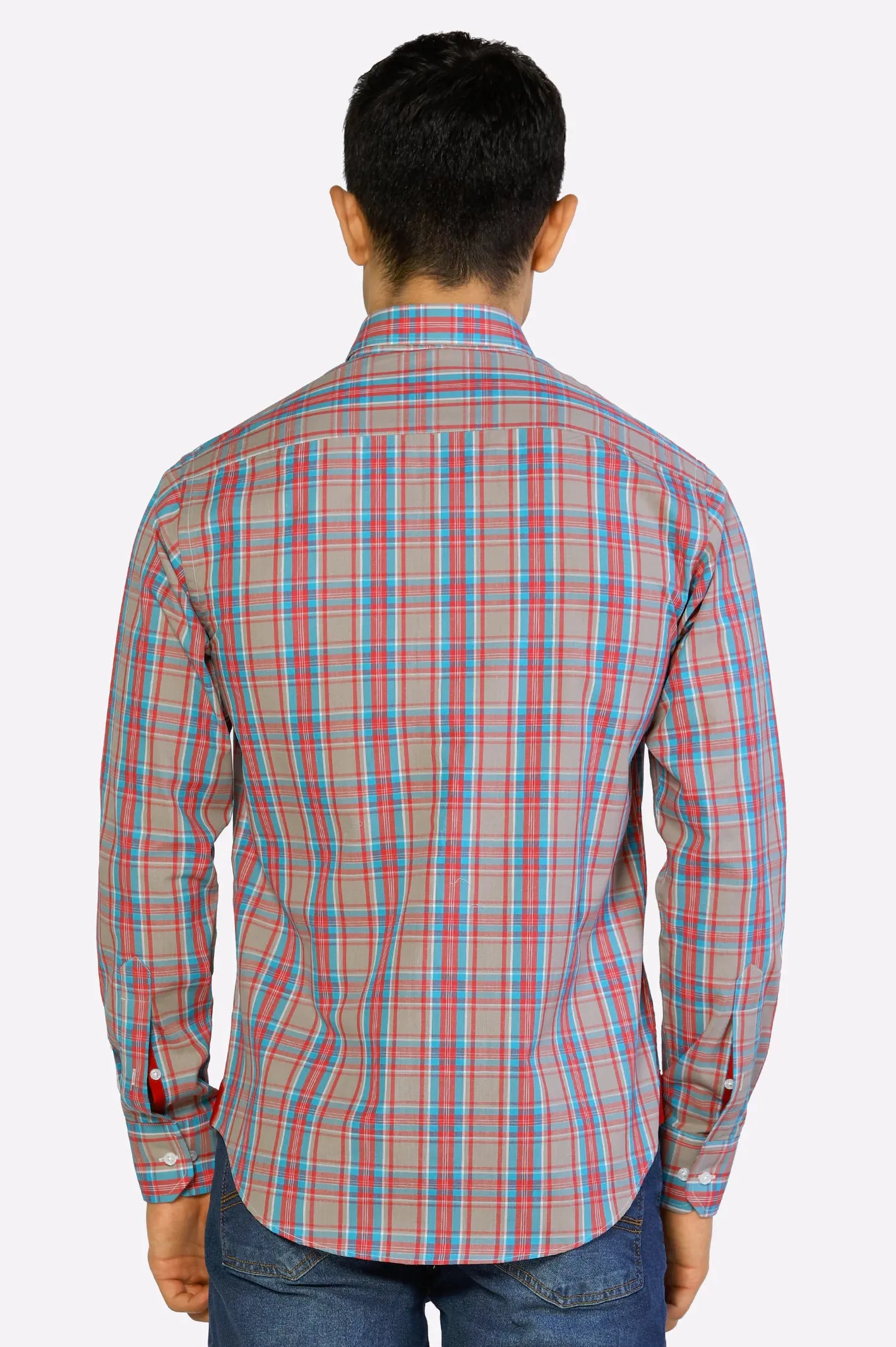 Multicolr Check Casual Shirt