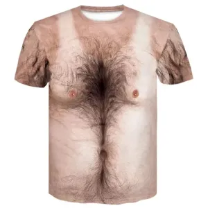 Muscle Simulation 3D Print T-Shirt | Summer Fashion Tee
