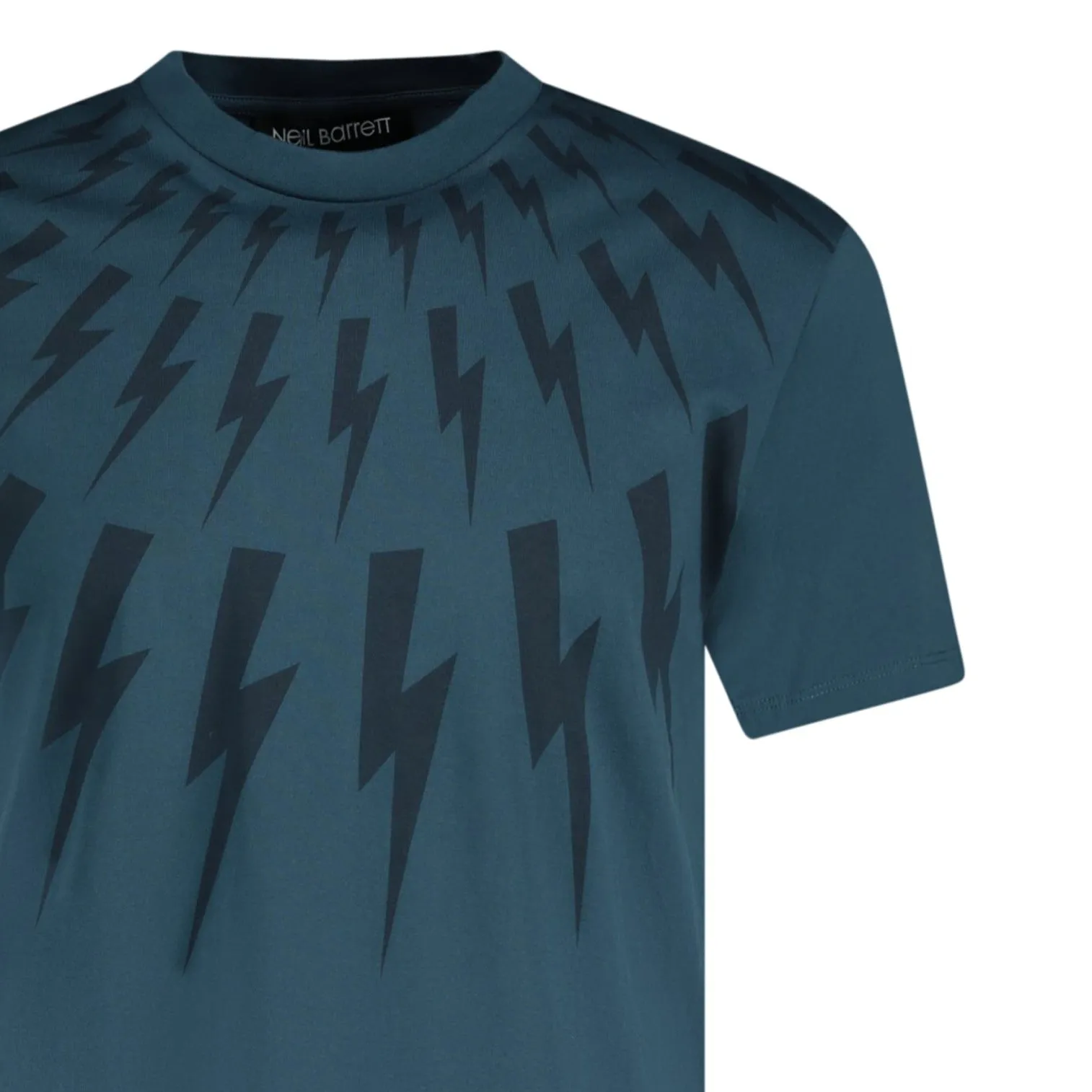 Neil Barrett Thunderbolt T-Shirt Blue