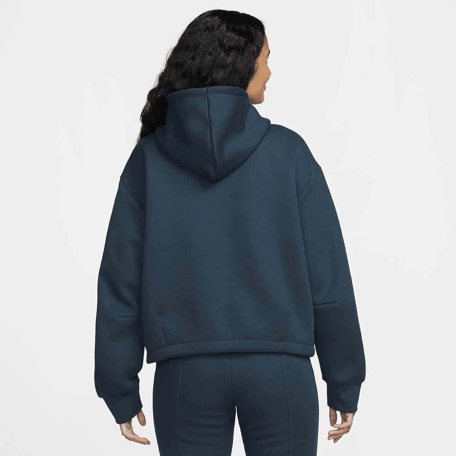 Nike Sportswear Tech Fleece Women's Oversized Hoodie (FV6322-478, Armory Navy/Black)