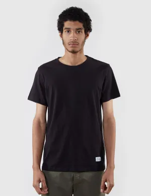 Norse Projects Niels Basic Short Sleeve T-Shirt - Black