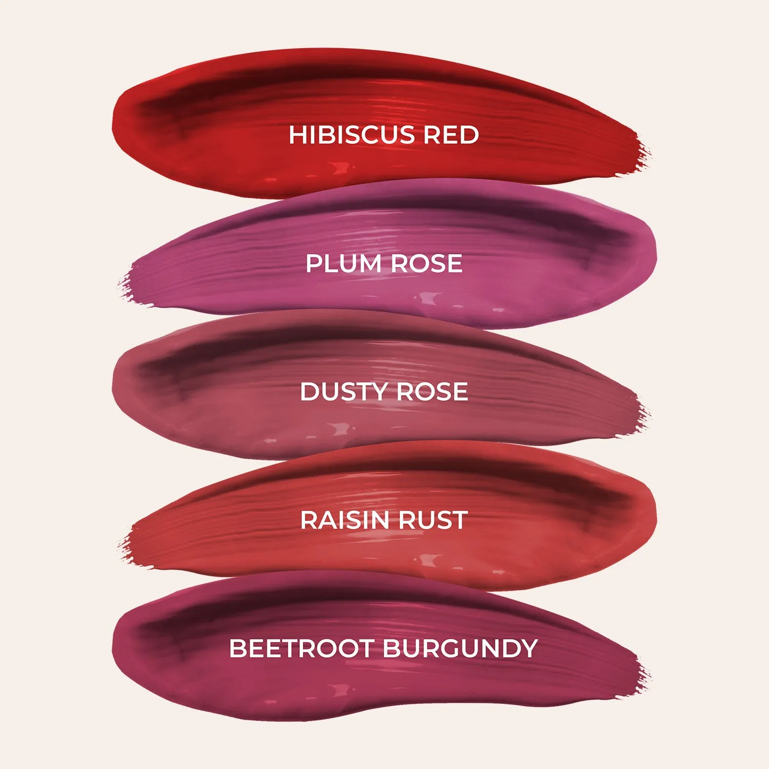 Nudes And Browns: Full-Size Herb Enriched Matte Liquid Lipstick Kit - Set of 5