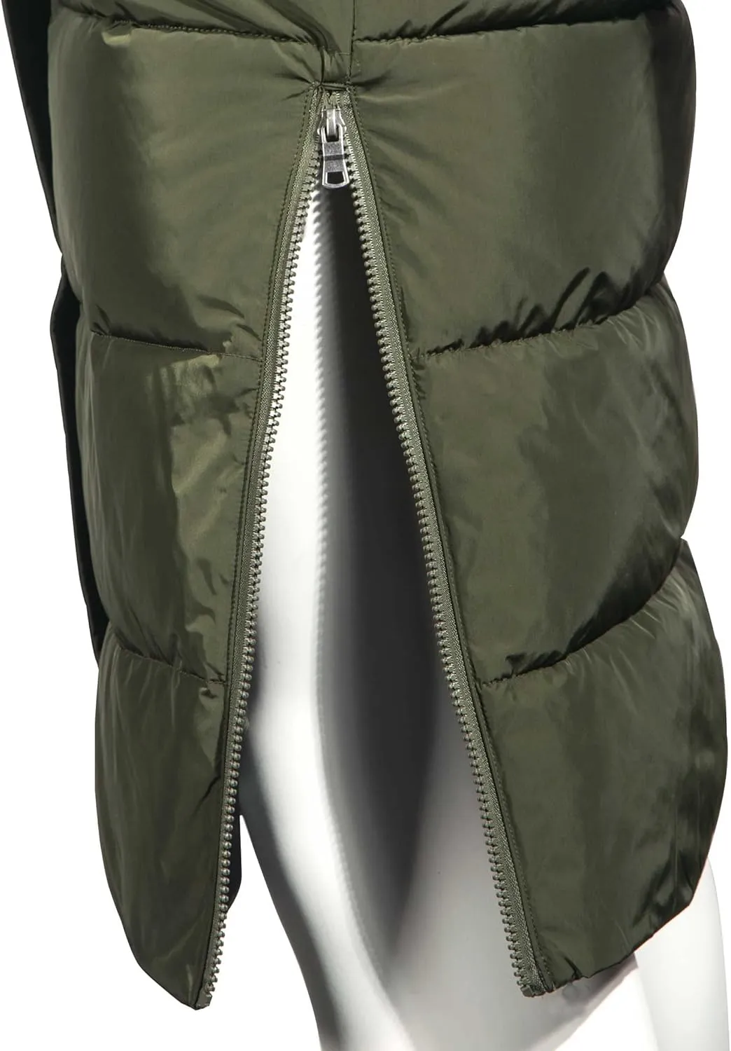 NUTEXROL Women's Winter Long Down Parka Jackets Warm Thickened Hooded Maxi Quilted Puffer Coat