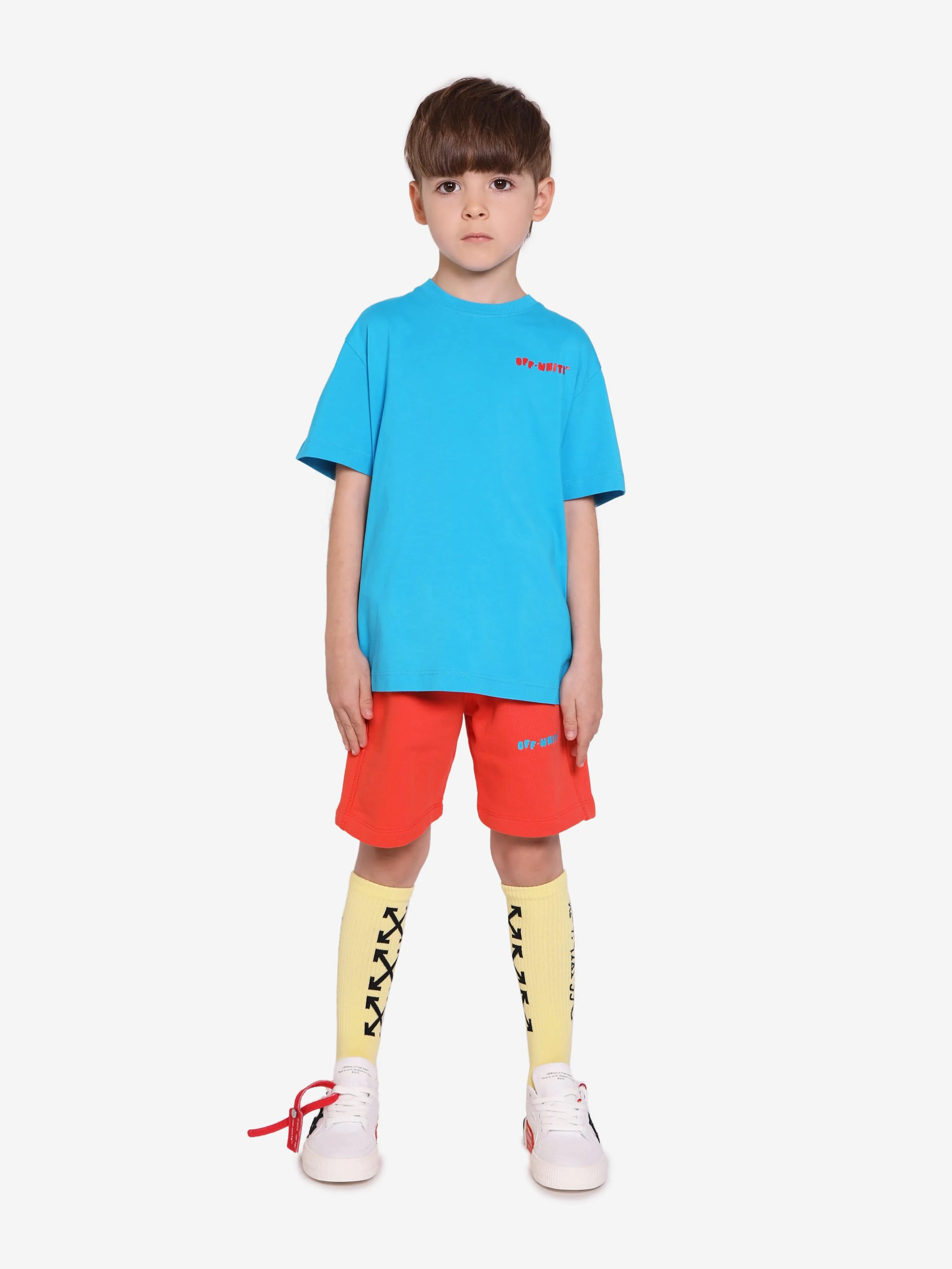 Off-White Boys Balloons T-Shirt in Blue