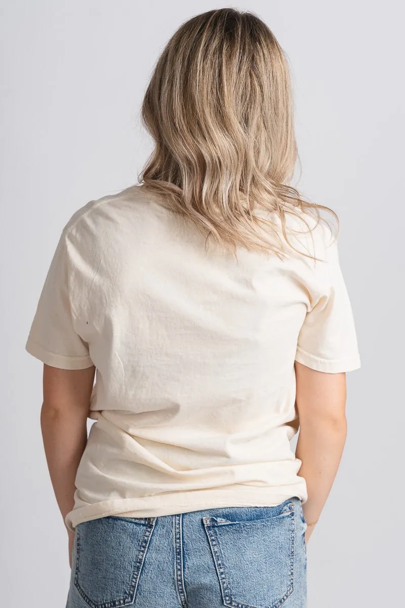 OU Sooners palace rose comfort color t-shirt natural