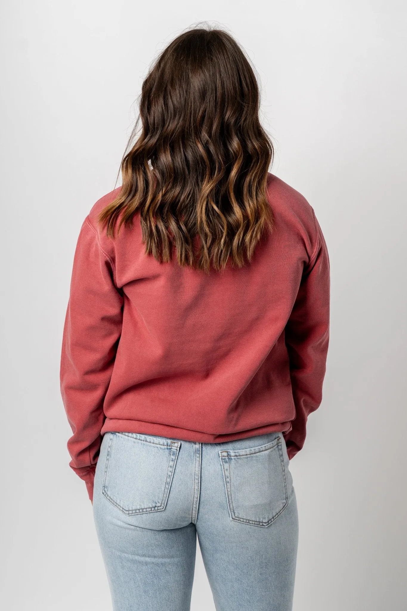 OU Wonka football comfort color sweatshirt crimson