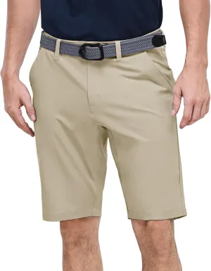 Outdoor Ventures Men's Golf Shorts 11" Inseam Classic-Fit Flat Front Stretch Casual Shorts with Pockets Summer Hiking Travel