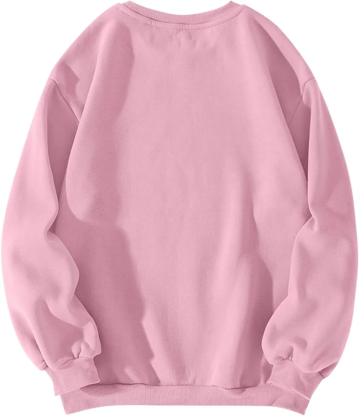 Oversized Crewneck Sweatshirt Women Cute Bow Graphic Sweatshirts Long Sleeve Fleece Pullover Bow Sweater Y2k Tops