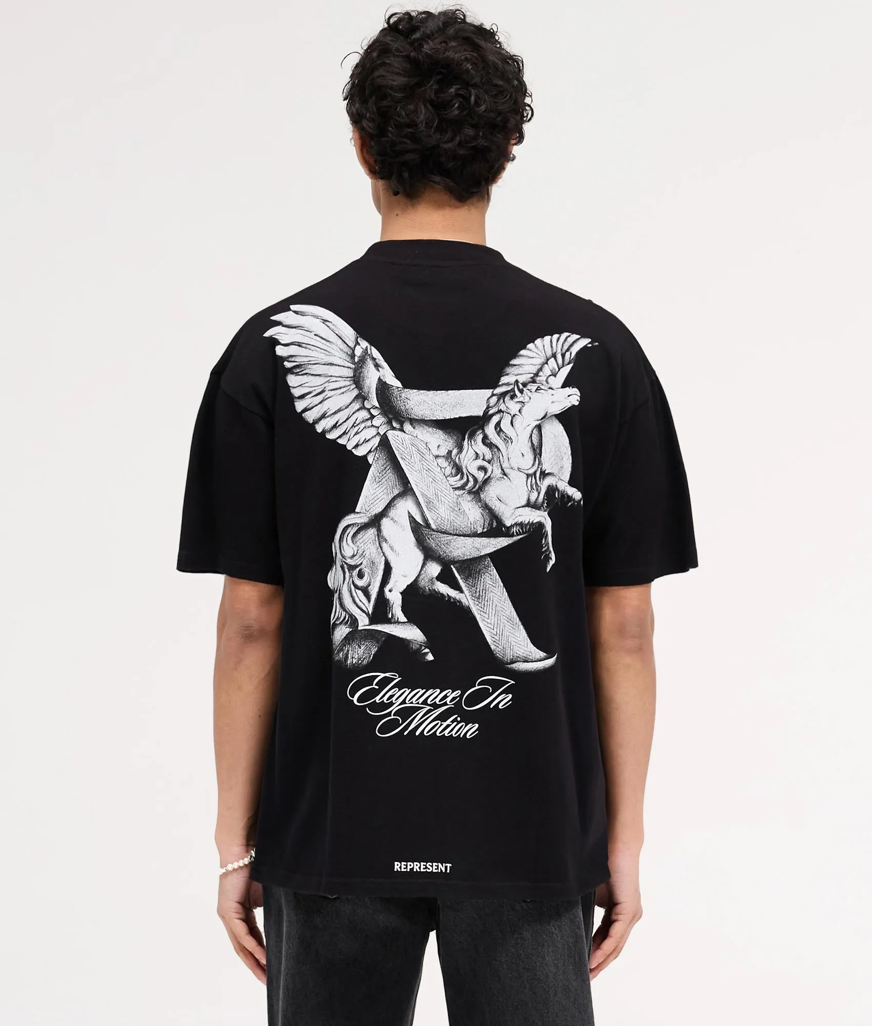 Oversized Fit Elegance In Motion T-Shirt