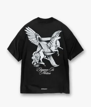 Oversized Fit Elegance In Motion T-Shirt