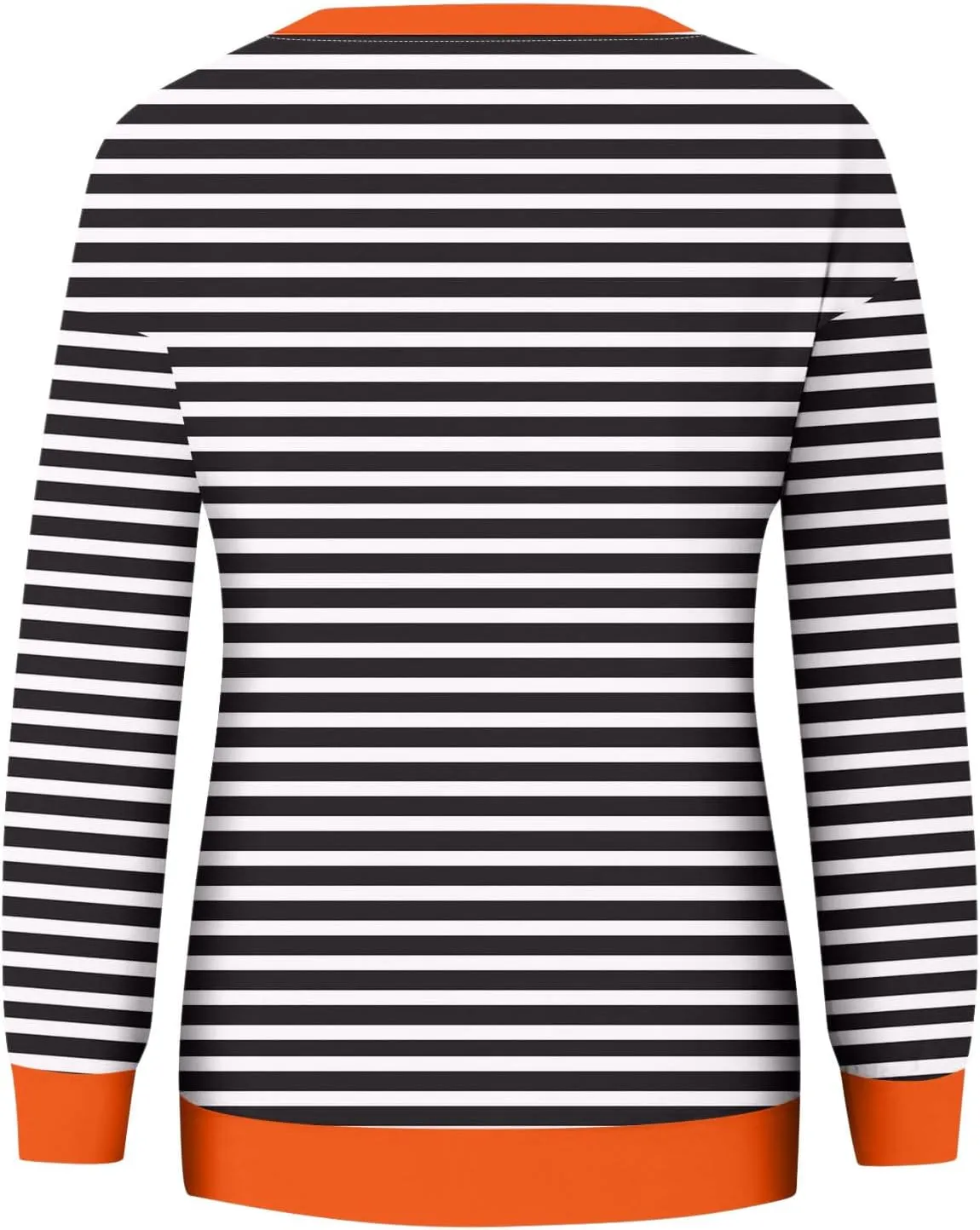 Oversized Sweatshirts for Women Loose Fit Long Sleeve Pullover Tops Striped No Hood Crewneck Casual Comfy Blouses
