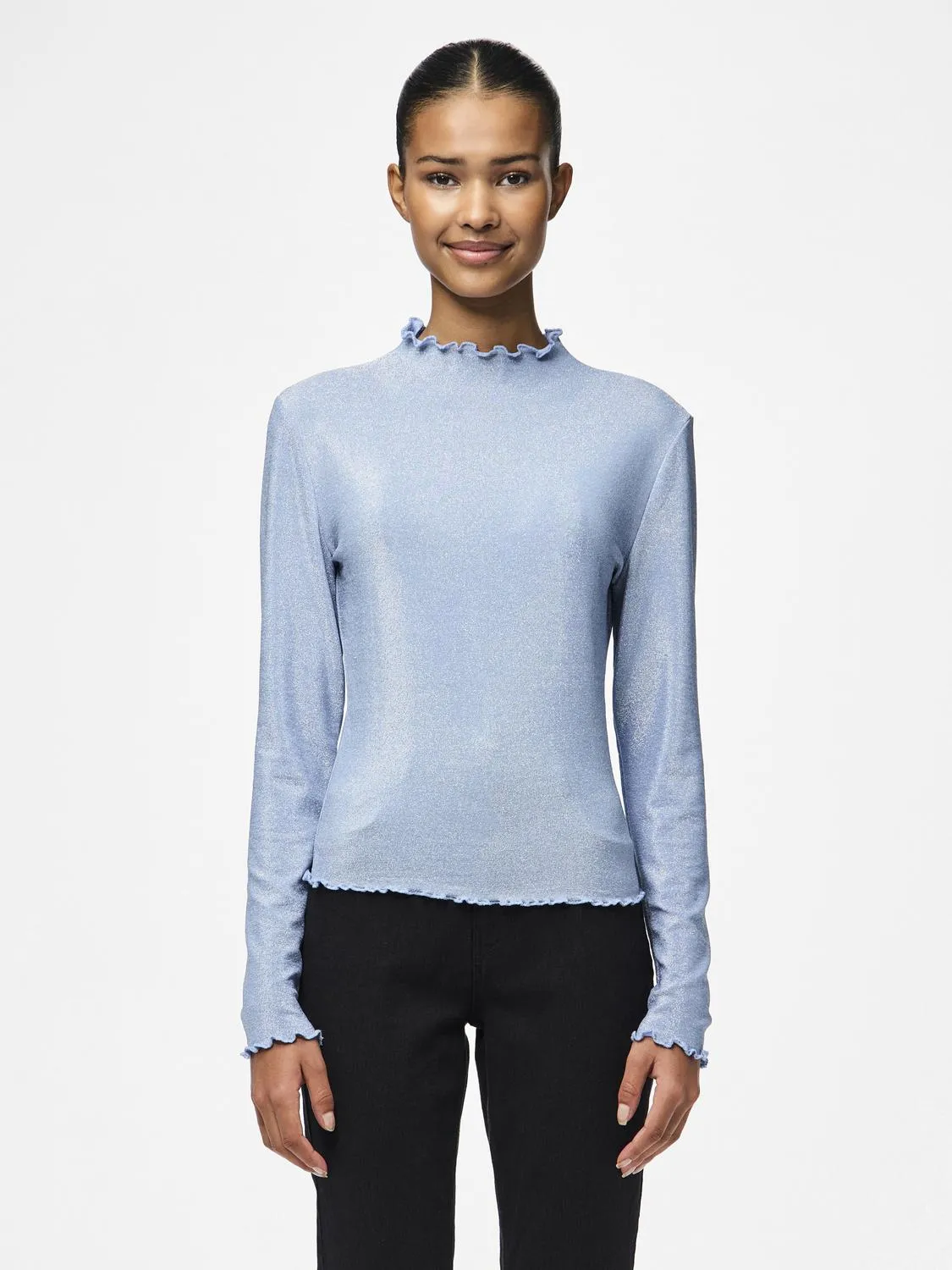 PCSANDRA Top - Soft Chambray