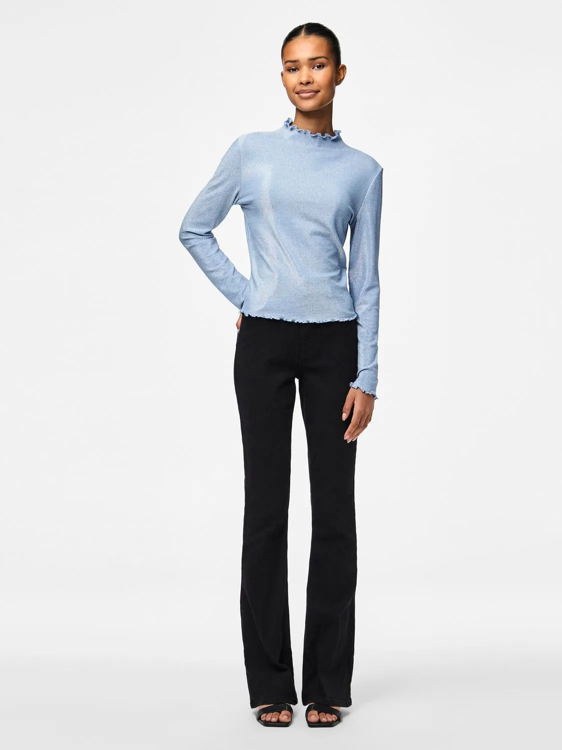 PCSANDRA Top - Soft Chambray