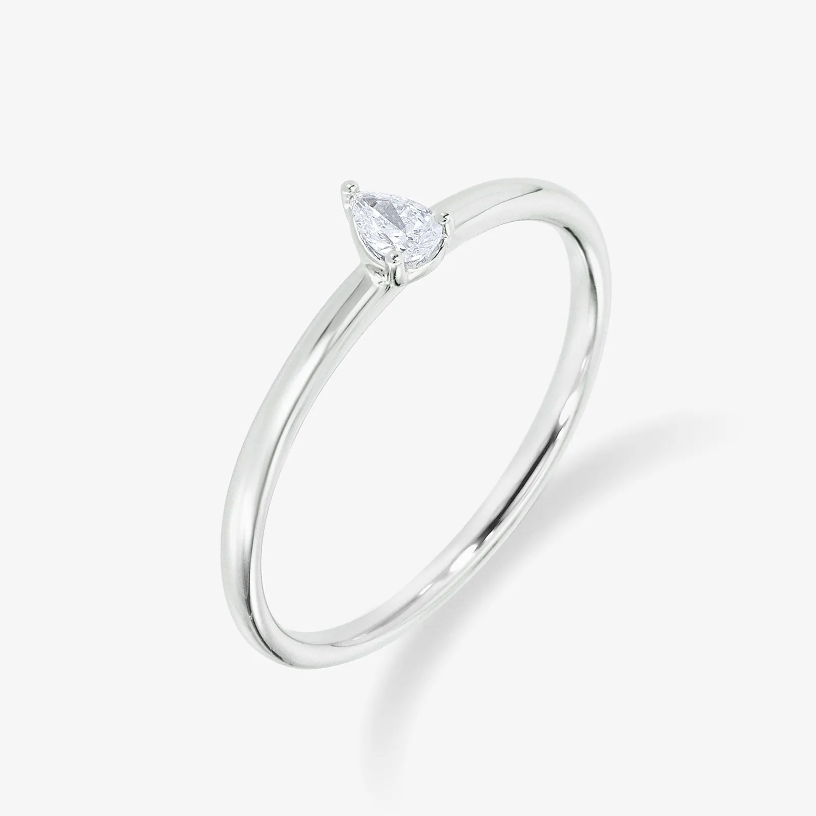 Pear cut Ring