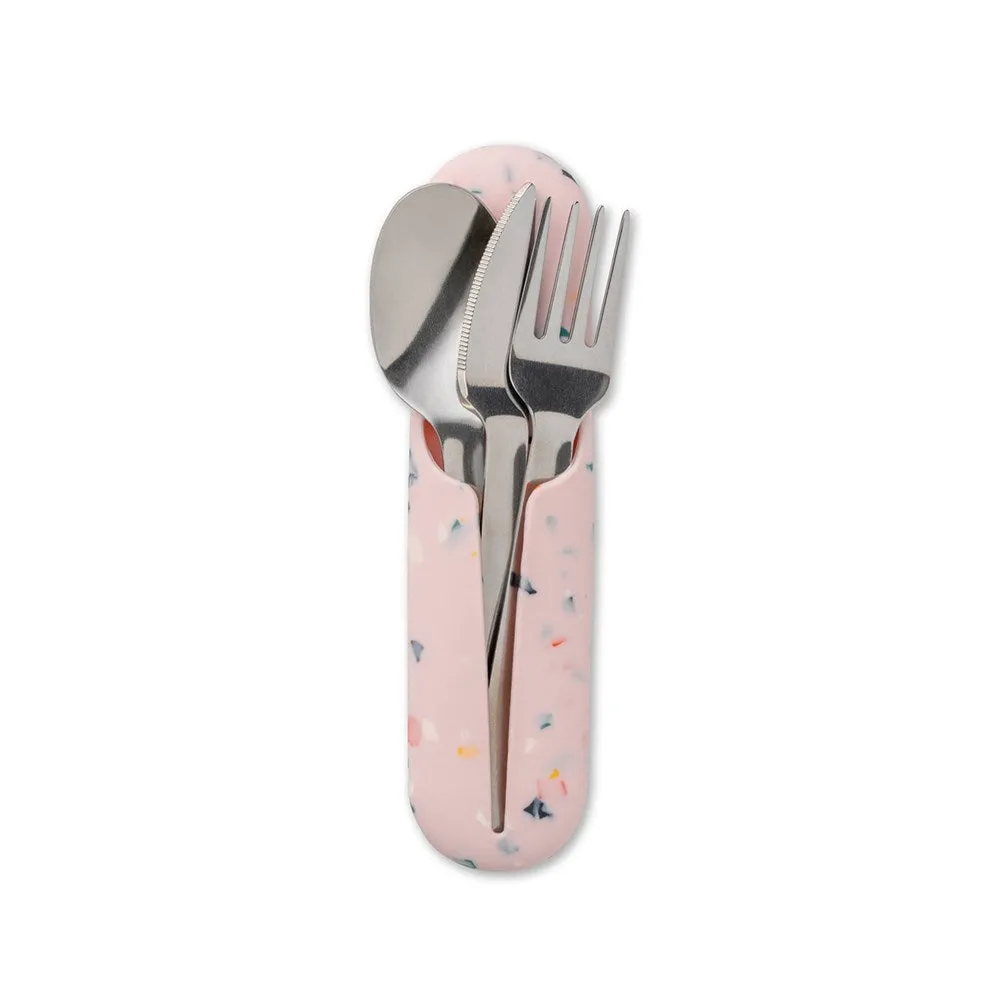 Porter: Stainless Steel Utensil Set Terrazzo Blush