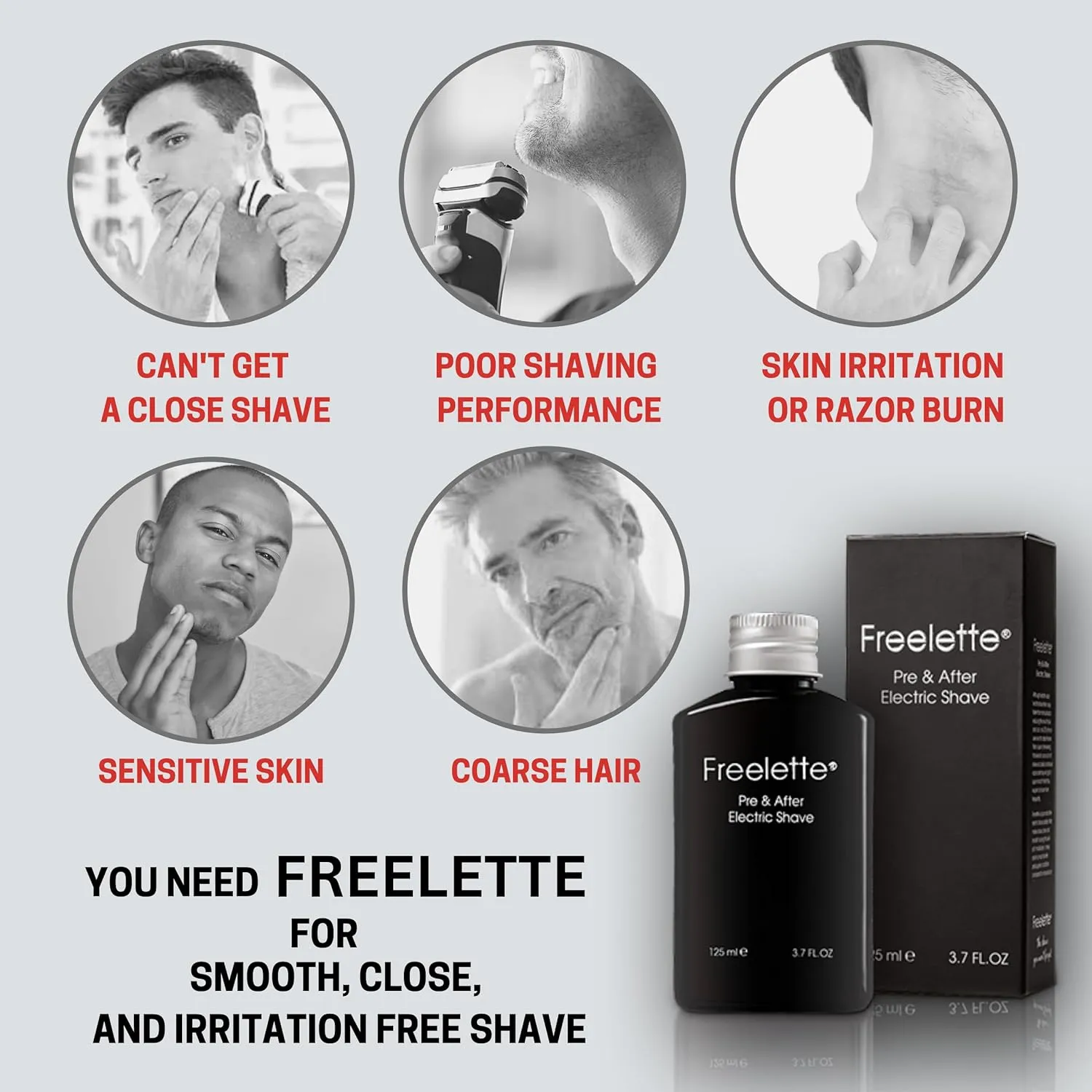Pre & After Shave Lotion Cream Freelette Balm