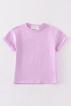 Premium Lilac Basic T-shirt