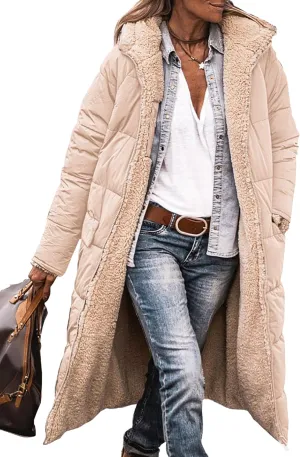 PRETTYGARDEN Women's 2025 Winter Fashion Clothes Oversized Shearling Fleece Long Coats Jackets