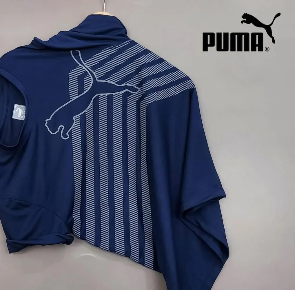 Puma Men's Half Sleeve Printed Polyester T-shirt