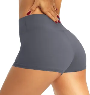 QGGQDD Workout Biker Shorts for Women - 3"/5"/8" High Waisted Tummy Control Spandex Booty Shorts for Gym Yoga Volleyball