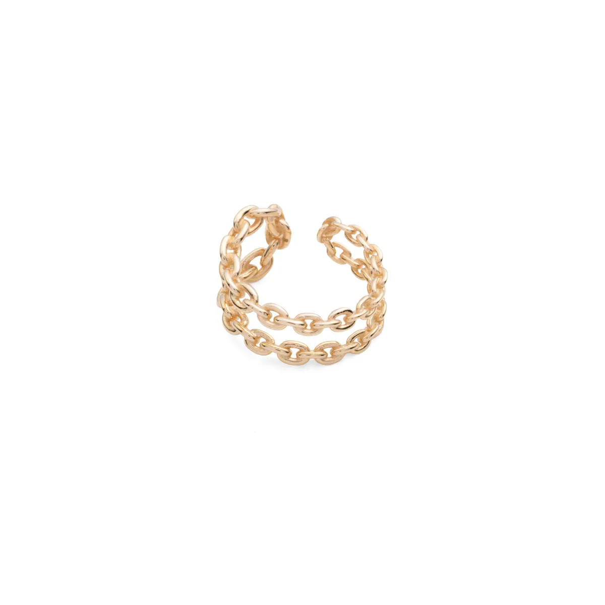 "All About Basics" Double Line Chain Ear Cuff Small size