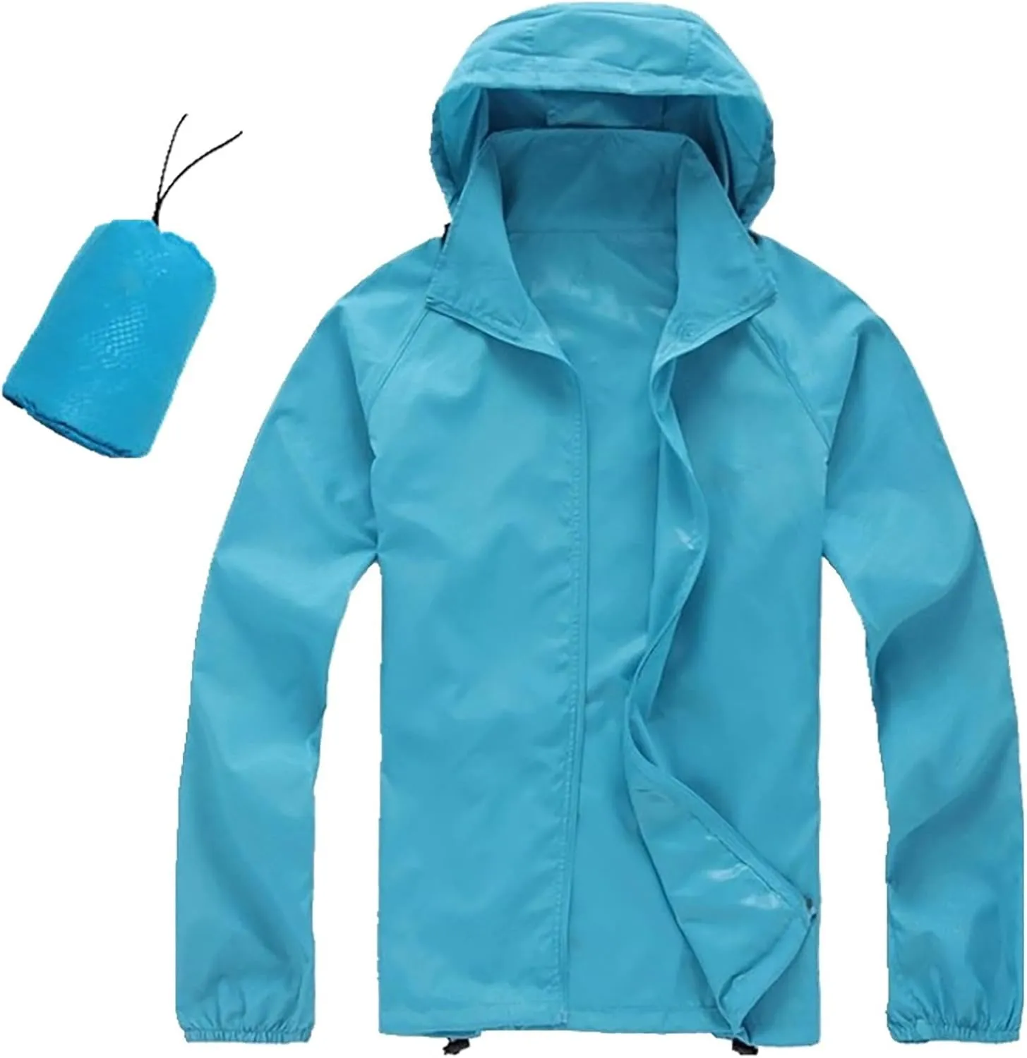 Rain Jacket Women Lightweight Hooded Raincoat Waterproof Windbreaker Jackets Packable Rain Coats with Pockets