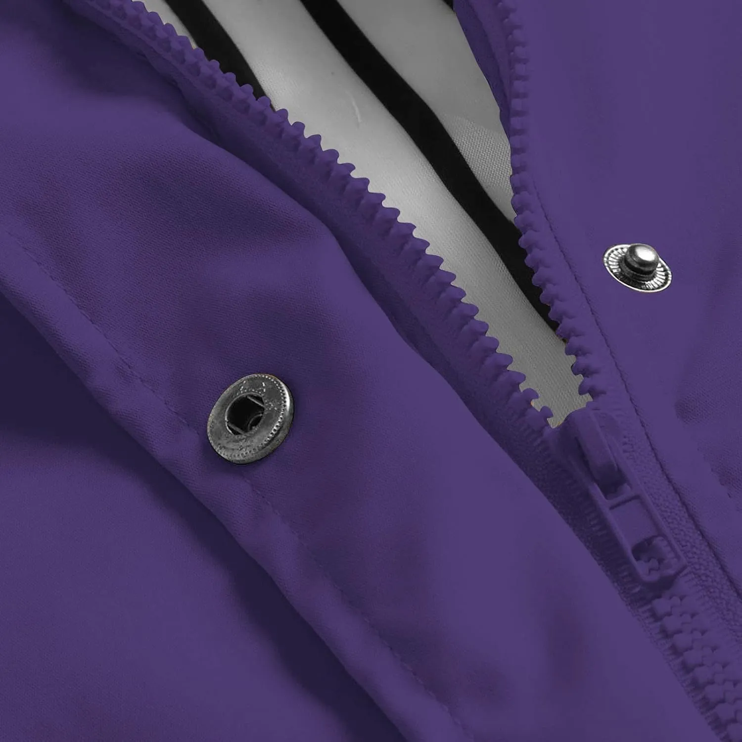 Rain Jacket Women,2024 Trendy Lightweight Zip Up Button Hooded Waterproof Windbreaker For Hiking Outdoor Travel