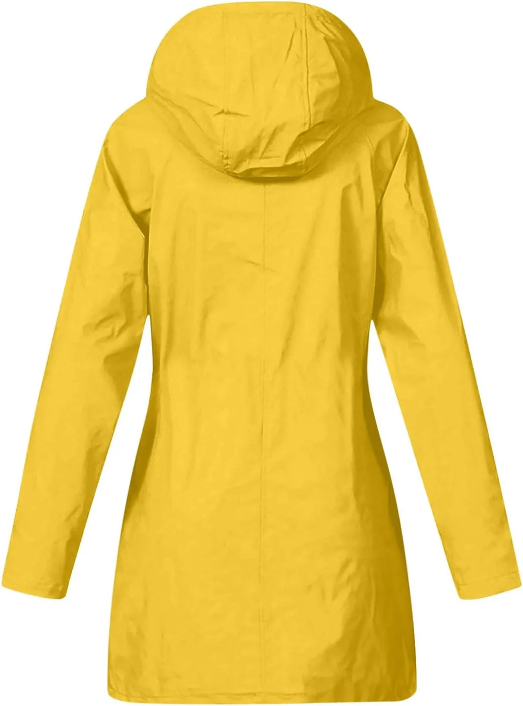 Rain Jackets for Women Waterproof Hooded Anoraks Lightweight Trench Coat Solid WindBreaker Fall Outfits with Pockets