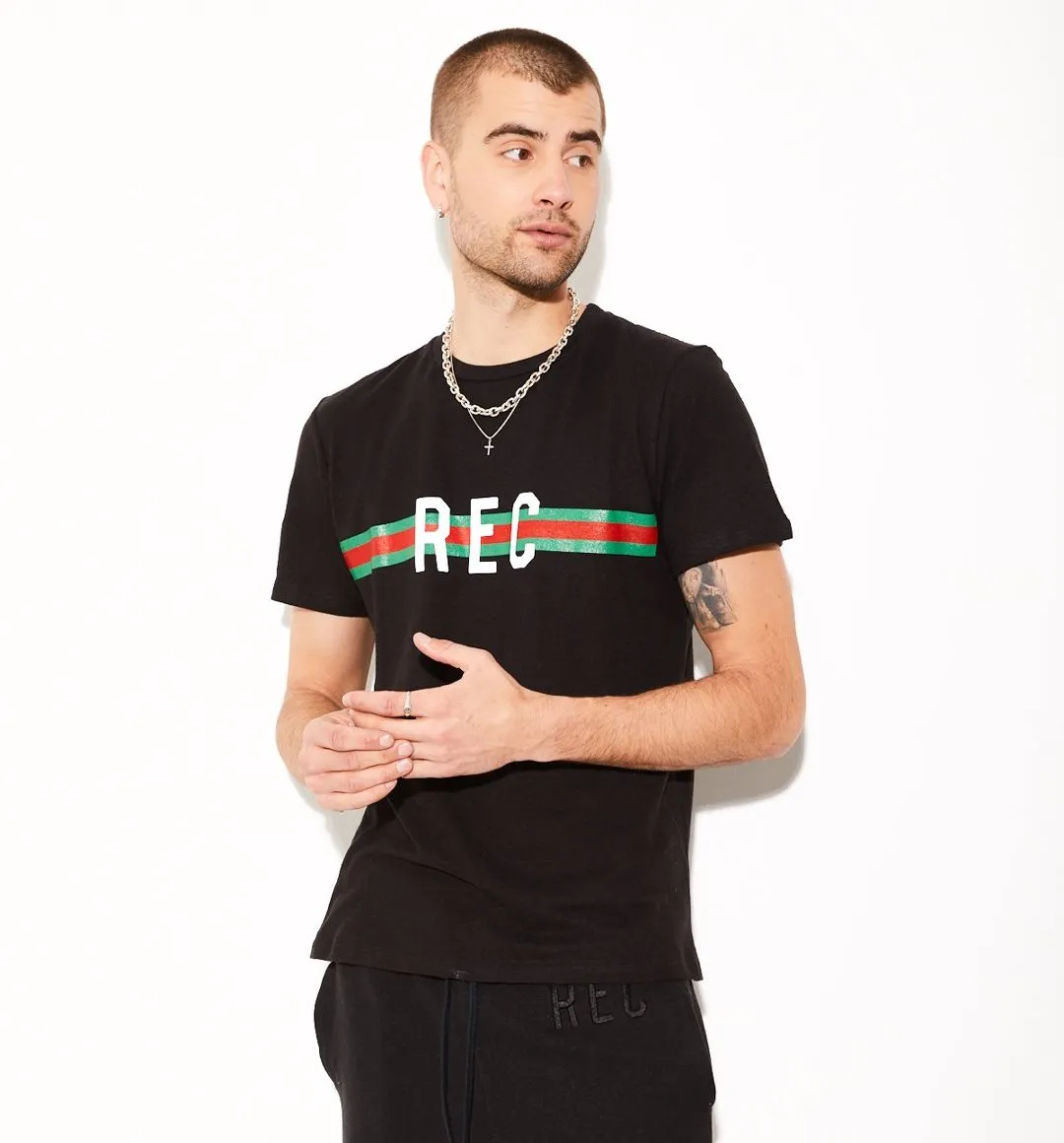 REC Stripes Hemp T-shirt