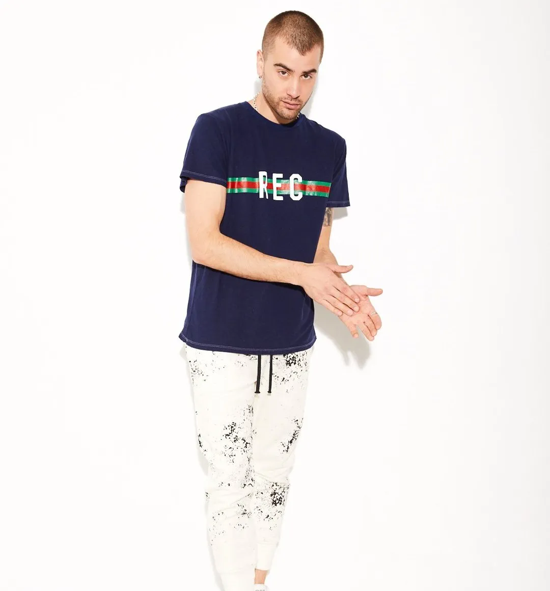 REC Stripes Hemp T-shirt