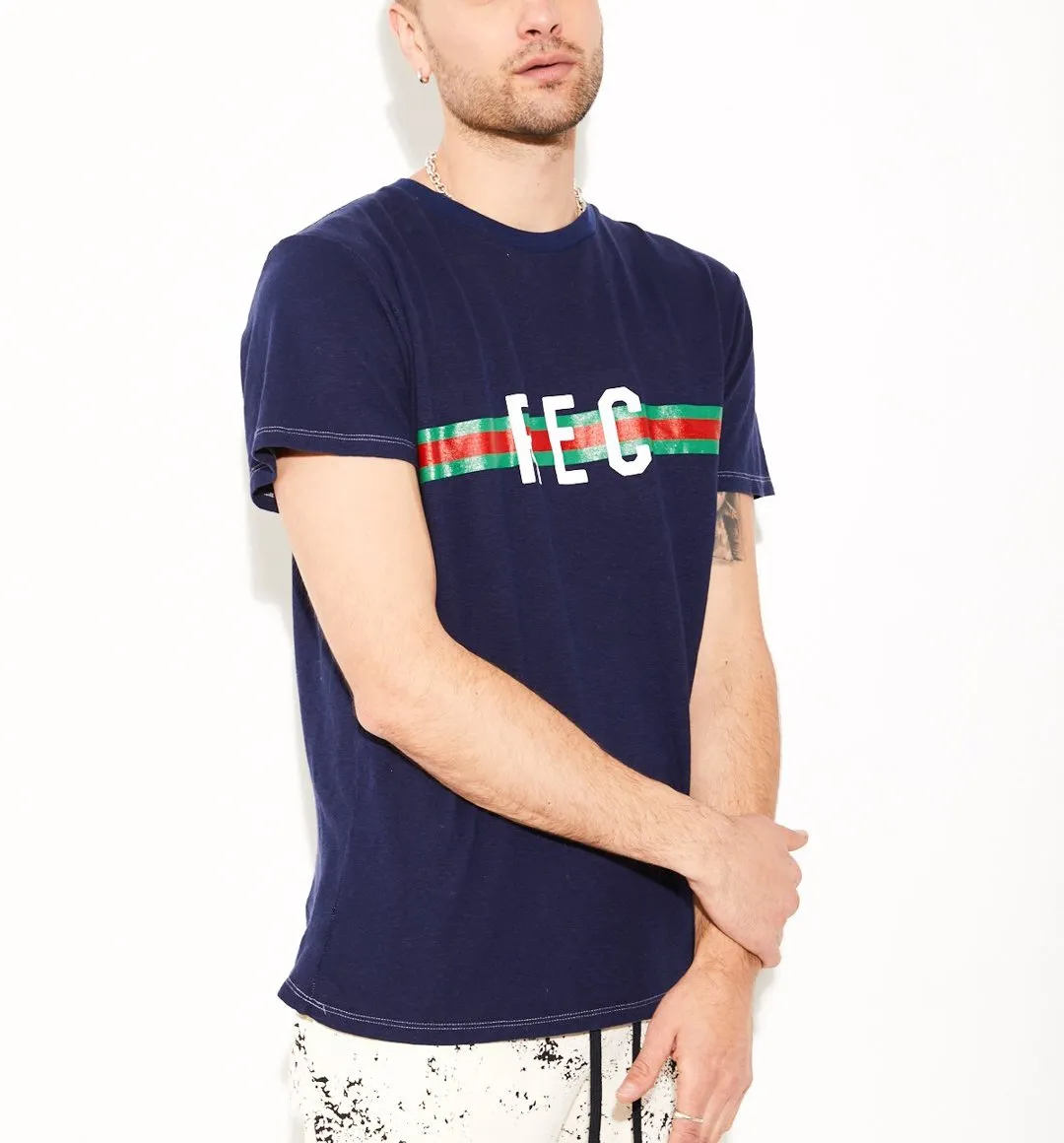 REC Stripes Hemp T-shirt