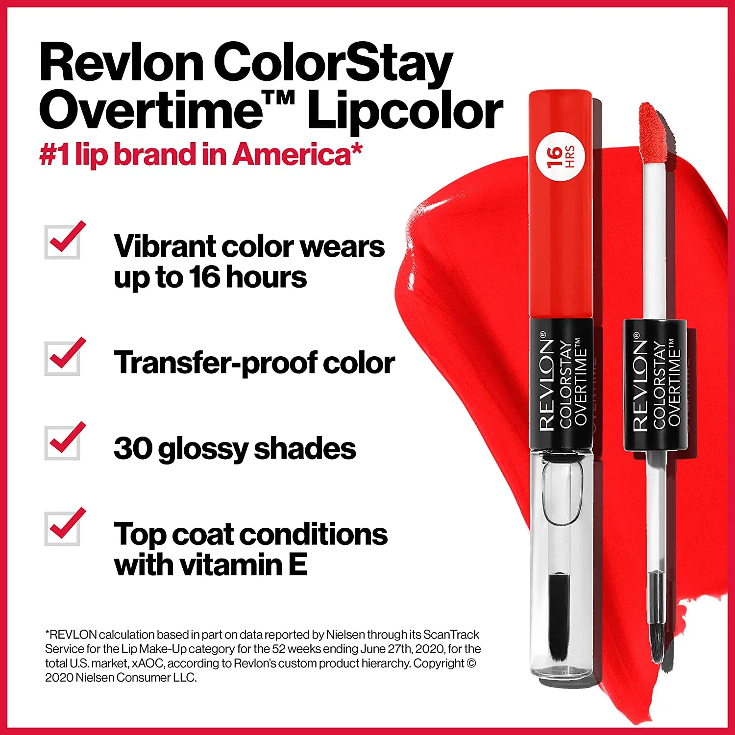 Revlon Liquid Lipstick with Clear Lip Gloss,