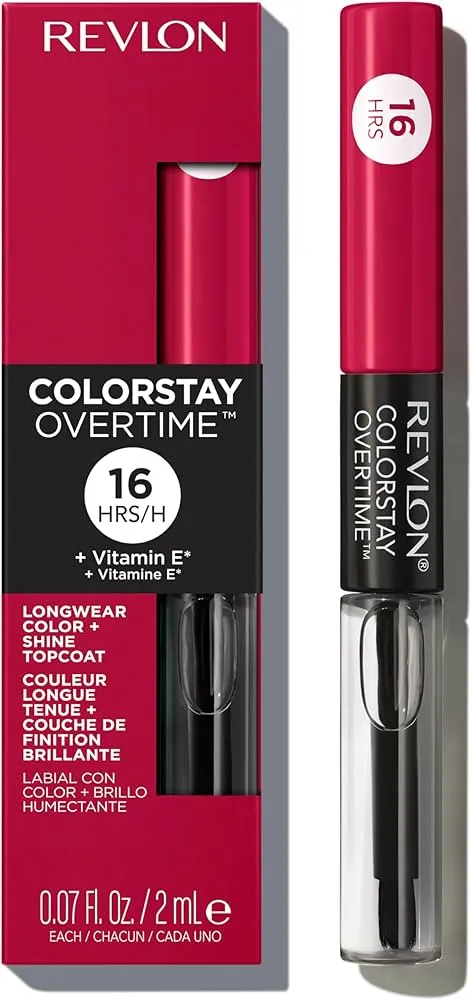 Revlon Liquid Lipstick with Clear Lip Gloss,
