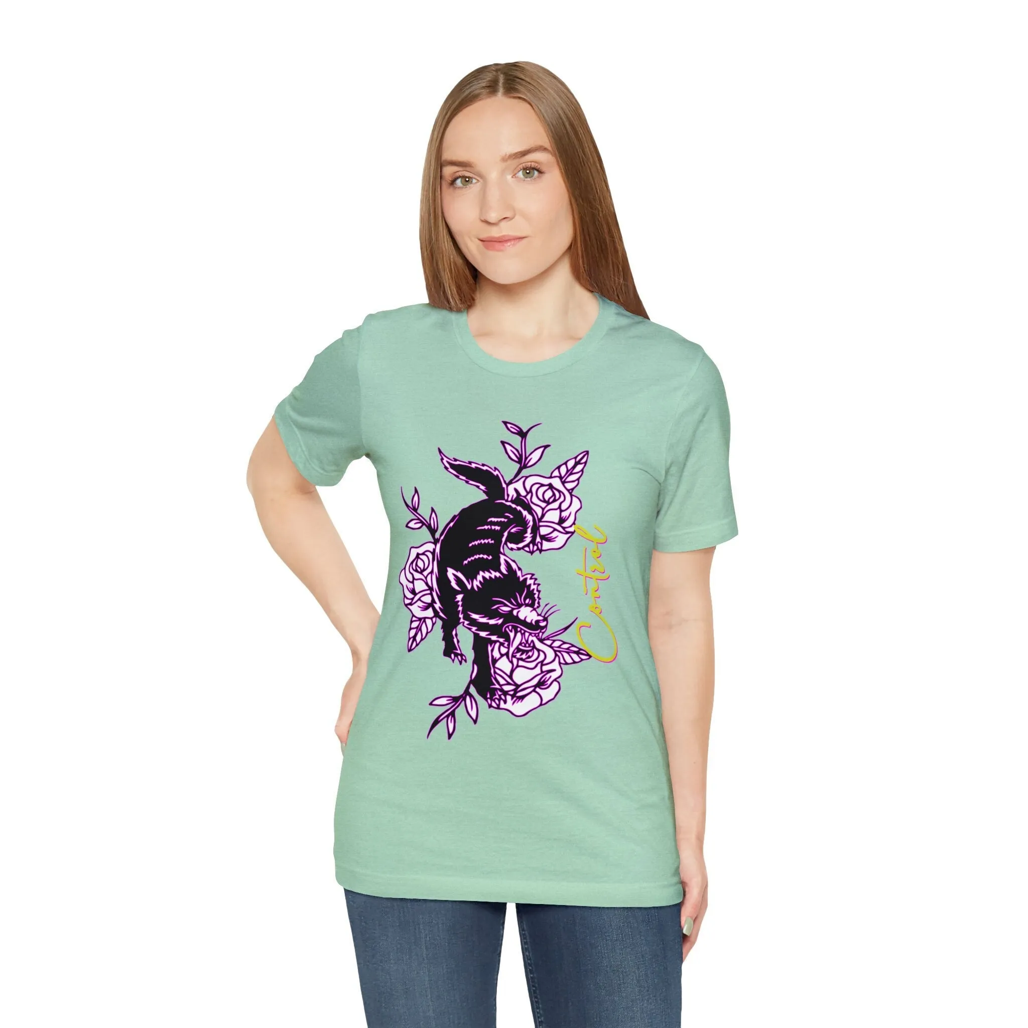 Roses T shirts Apparel | Oversize Men Dress | Graphic Tee | Big Women Clothe | Unique T-shirt Design