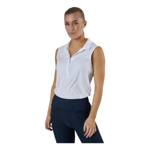 Rotation Sleeveless Polo White