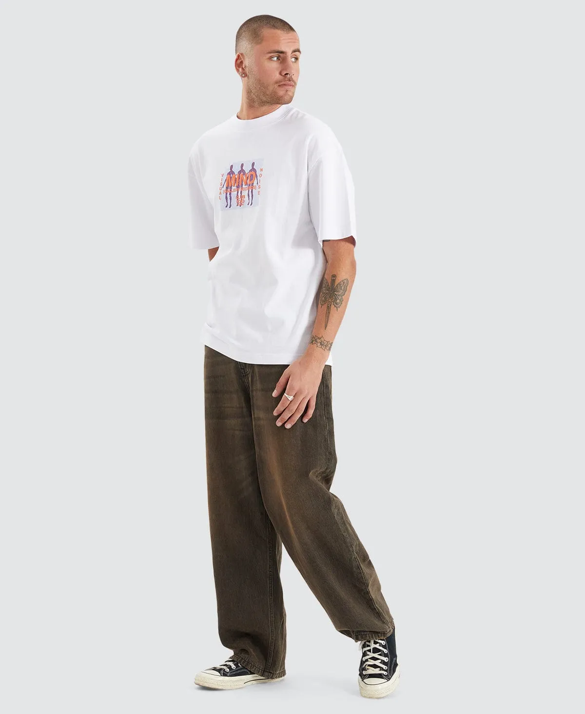 RSVP Extra Heavy Street Fit T-Shirt Optical White