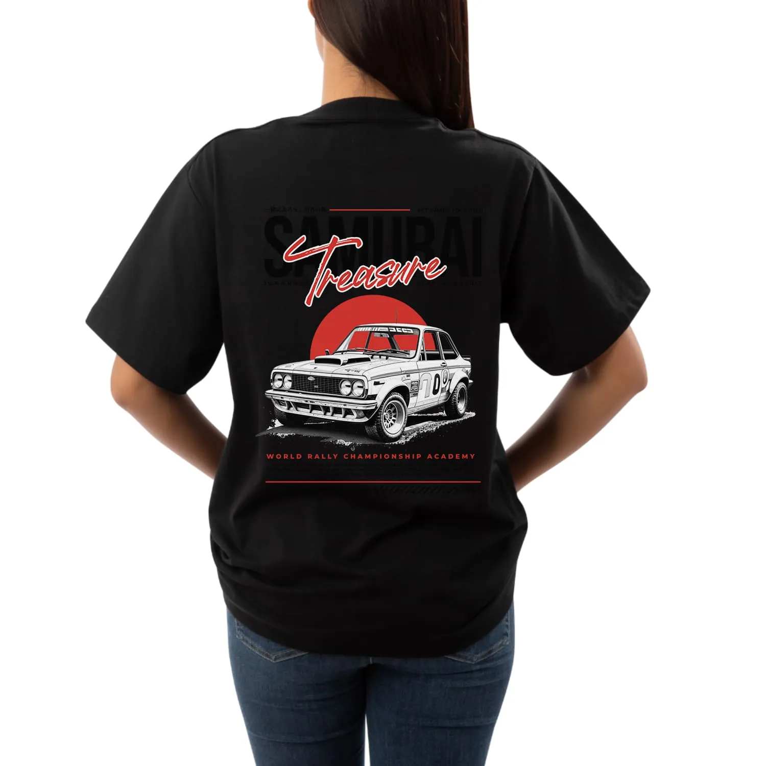Samurai treasure Womens Oversized T-shirt