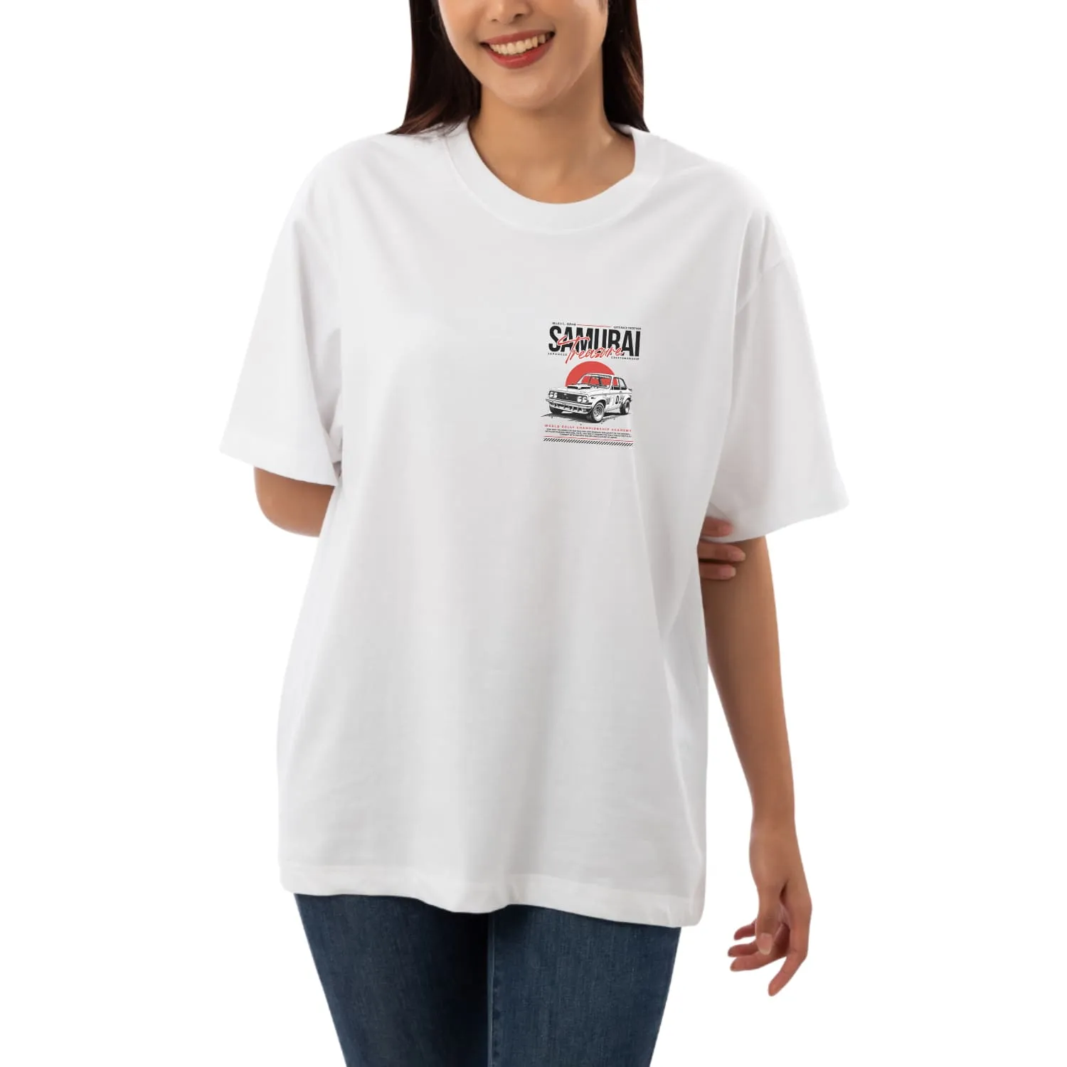Samurai treasure Womens Oversized T-shirt