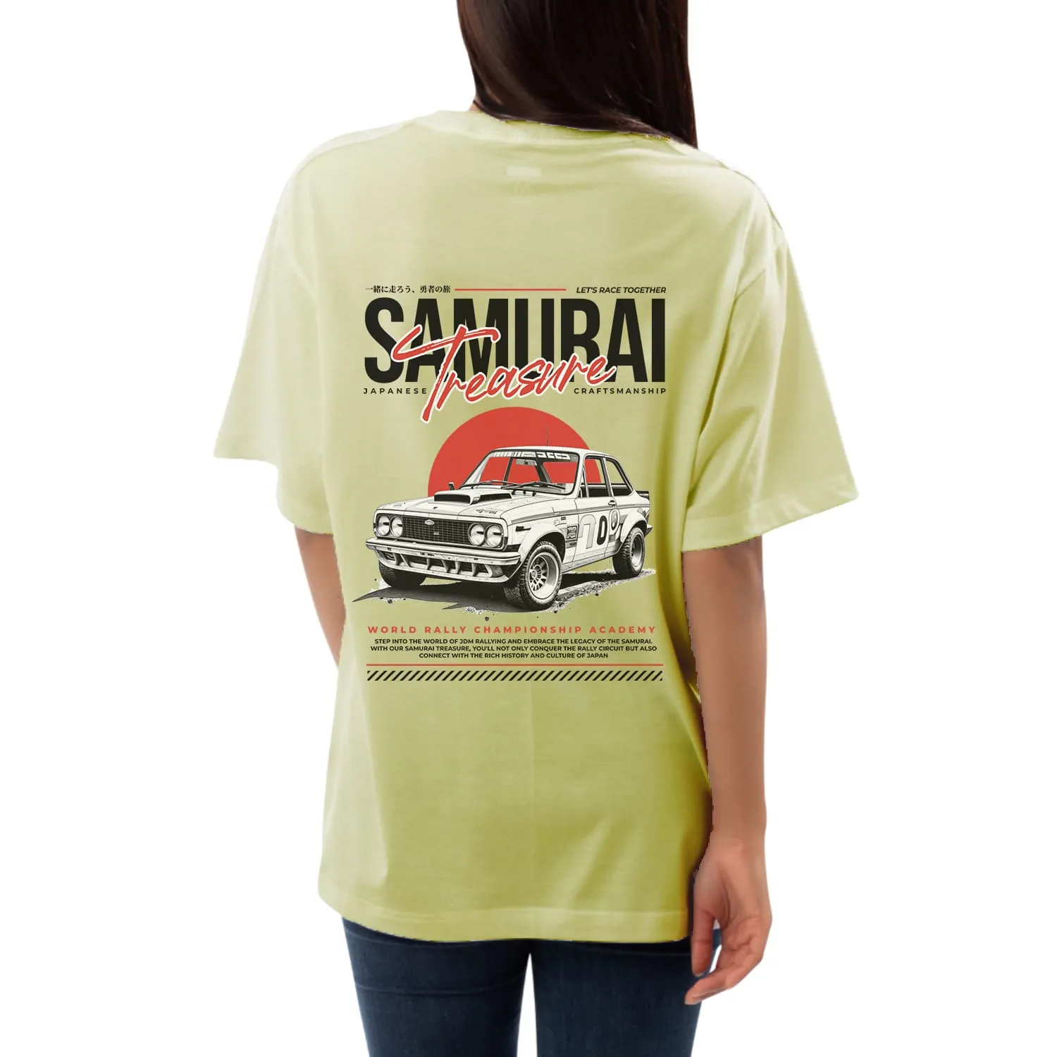 Samurai treasure Womens Oversized T-shirt
