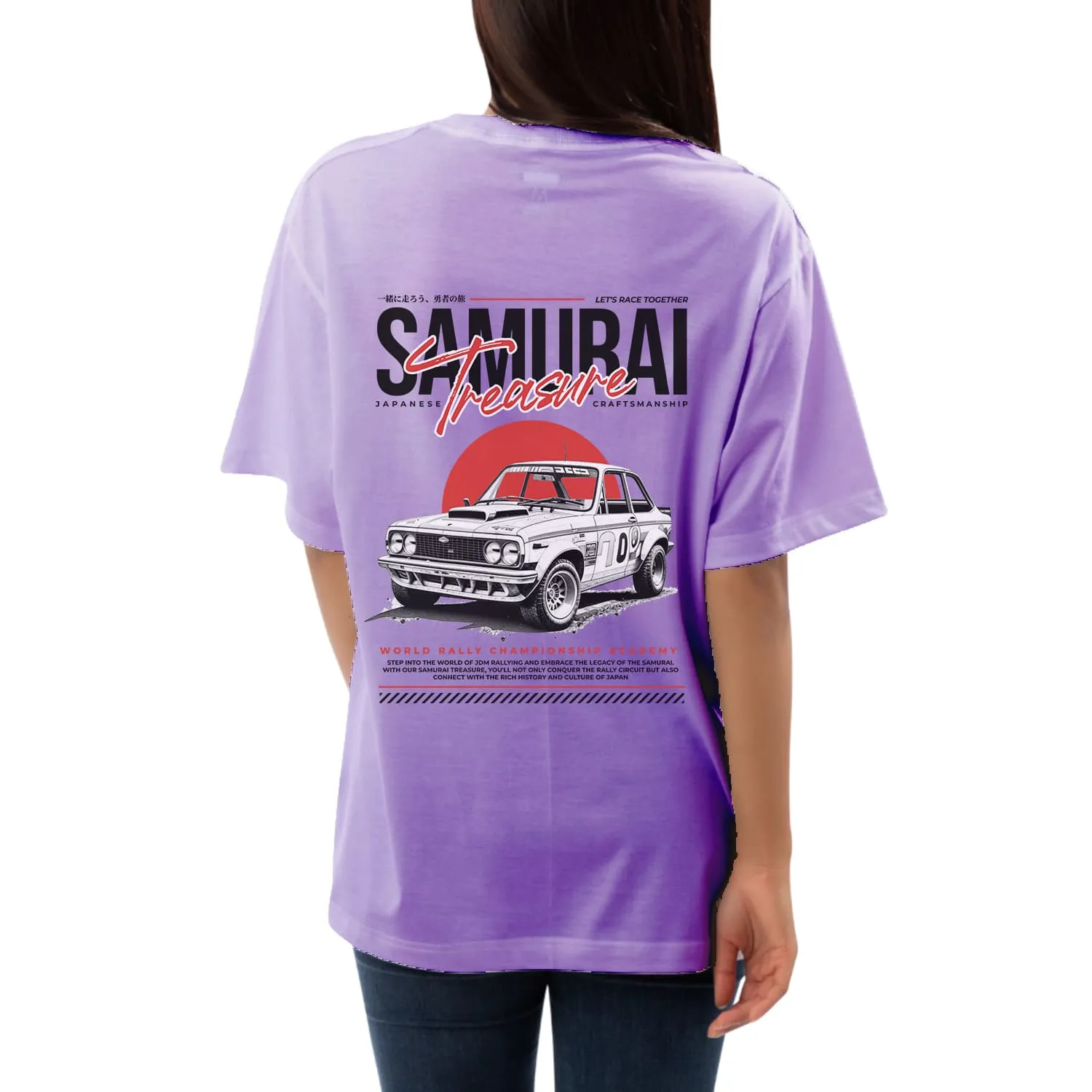 Samurai treasure Womens Oversized T-shirt