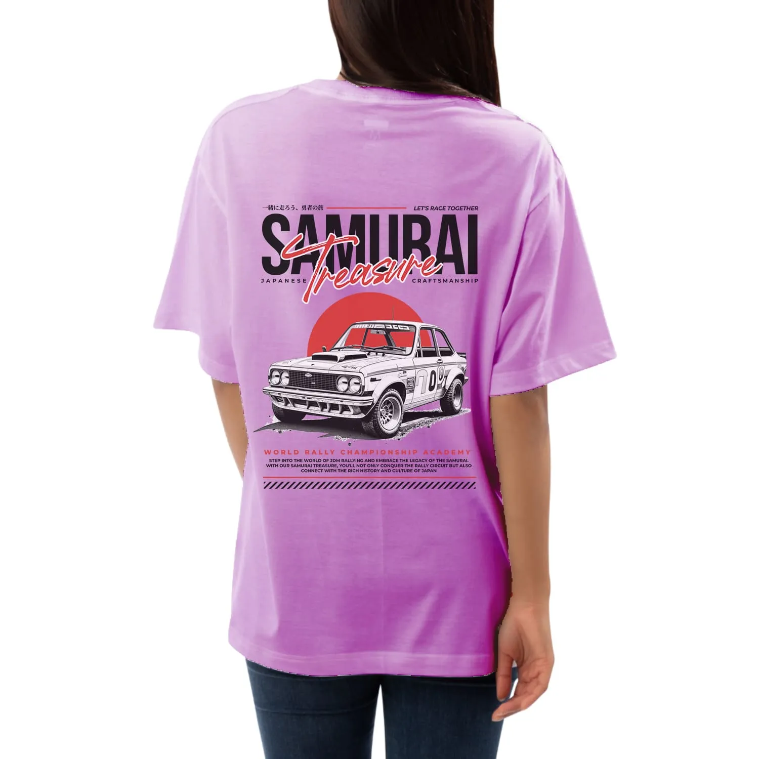 Samurai treasure Womens Oversized T-shirt